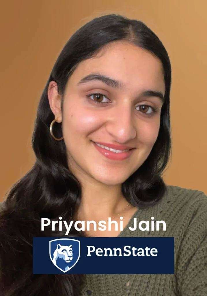 PrepGenius-Study Abroad Application-alumni-Priyanshi-jain-pennstate-banner